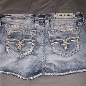 Rock Revival Arlia distressed shorts. Worn twice